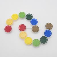 Bouchon de bec verseur coulissant en PE de 32 mm, écologique, de haute qualité et recyclable, pour bouteilles d'huile moteur