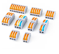 Connecteur de fil électrique SPL-1 à levier, bornier de raccordement compact universel 221 pour câblage rapide