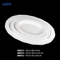 Assiettes rondes noires en mélamine écologiques pour restaurant, vaisselle de haute qualité personnalisée, résistante au lave-vaisselle, de qualité alimentaire, en vente