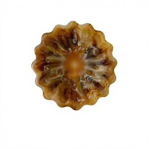 Vaisselle contemporaine en résine en forme de fleur, écologique, pour servir des soupes et des fruits, décoration de camping, meilleure vente - Product Image 1