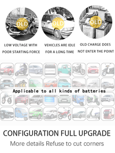 Chargeur de batterie intelligent pour voiture et moto 12V 25A, chargeur de batterie <span class=keywords><strong>automobile</strong></span> 24V13A, réparation par impulsions à 7 étages - Product Image 6