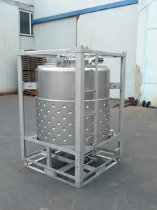 Low Price Wholesale Stainless Steel Storage Vessel 1000L 2000L 3000L Heat Prevservation Tank Chemical Liquid Store