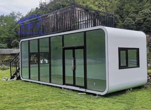 Nuevo Diseño de Casa Prefabricada Tipo Cabaña Apple, Casa Pequeña Móvil, Cabaña Tipo Pod con Baño - Product Image 2