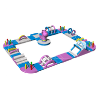 Sécurité extérieure pour équipement de parc aquatique pour adultes et enfants Installation gonflable d'amusement aquatique pour terrains de jeux