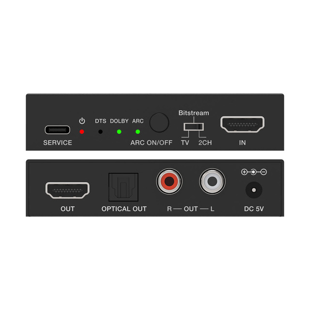 HDMI 18Gbps Audio Extractor with Audio Downmix
