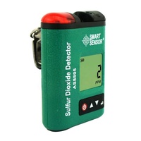 Sensor Cerdas AS8805 Mini Portabel Clip-on Detektor Digital Dioksida Sulfur SO2 Alat Analisa Pemantauan Konsentrasi Gas