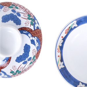 Bol japonais <span class=keywords><strong>Donburi</strong></span> avec couvercle en porcelaine, bol à nouilles ramen, bol à riz avec couvercle - Product Image 3