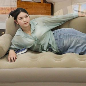 Automatic Inflatable <b>Sofa</b> <b>Bed</b> Modern Outdoor Portable Folding Camping Tent Lazy Home Air Mattress Waterproof Adjustable Height - Product Image 4