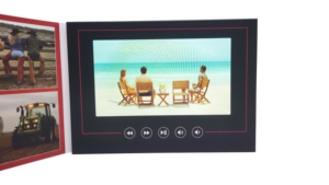 Electronic Video Greeting Card with LCD Screen, 256M Memory Video Brochure for <strong>Father</strong> Day Mother Day <strong>Christmas</strong> Anniversary - Product Image 2