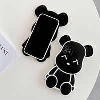 Coque de téléphone Stereotide Violent Bear pour iPhone 17 Pro Max, 16 Pro Max, 14 Pro Max, 12, 11, 13 – Anti-chute, souple, haute qualité, pour hommes et femmes