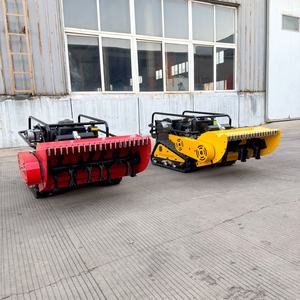 Tondeuse à gazon robotisée à chenilles télécommandée, mini <span class=keywords><strong>robot</strong></span> tondeuse à fléaux, tondeuse à fléaux télécommandée, vente chaude - Product Image 4