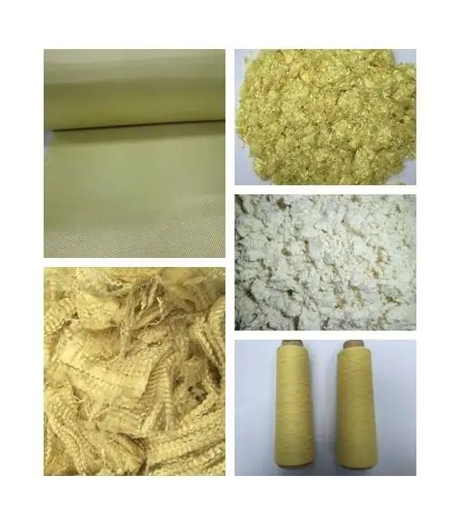 Fibra de pulpa de fibra de aramida de alta calidad ignífuga para materiales de sellado