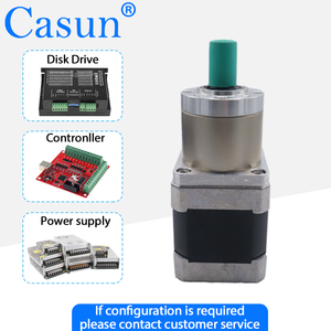 Casun <span class=keywords><strong>Nema</strong></span> <span class=keywords><strong>17</strong></span> 4.1N. M Motor paso a paso de alta resistencia con caja de cambios 1:19.2 Ratio Motorreductor de alta calidad para CNC - Product Image 5