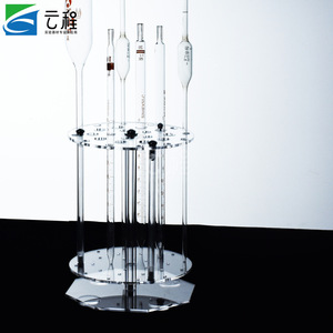 Yuncheng Acrylic Pipette Holder 28 Wells Rotatable <b>Disc</b> Shape Lab Stand - Product Image 5