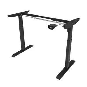 Lifting Motorized Steel Adjustable Desk Frame Height Stand Up Ergonomic Electric Lift Table Legs Office Furniture