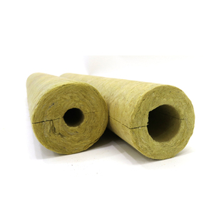Isolation de <span class=keywords><strong>tuyaux</strong></span> en laine de roche basaltique des Philippines à prix abordable, densité 100 kg/m³, avec feuillard d'aluminium ignifuge pour isolation de <span class=keywords><strong>tuyaux</strong></span> et tubes - Product Image 2
