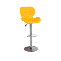 Tabouret de bar nordique moderne chaises haut pivotant cuisine café comptoir hauteur réglable pour application centre commercial