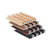 Paneles de Pared WPC de Alta Calidad, Diseño de Grano de Madera Interior con Logotipo Personalizado, Función Impermeable Moderna, Solución Gráfica