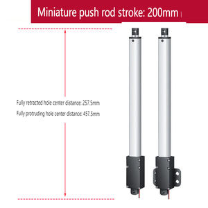 XYT DC Electric Micro Mini Motor <span class=keywords><strong>de</strong></span> varilla <span class=keywords><strong>de</strong></span> empuje 6V/12V/24V para <span class=keywords><strong>Lego</strong></span> Robot Sweeper Aluminio duradero con construcción <span class=keywords><strong>de</strong></span> imán permanente - Product Image 6