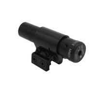 Pointeur laser à point vert de chasse 5mw avec interrupteur marche/arrêt à bouton-poussoir