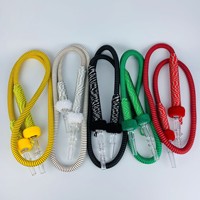 Couleur personnalisée acceptée connecteur de tuyau de narguilé vente en gros tuyau de narguilé jetable usine shisha tuyau de narguilé