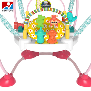 Seggiolino Salterello a U in Plastica per Neonati, <span class=keywords><strong>Seggiolone</strong></span> con Centro Attività e Giocattoli, <span class=keywords><strong>Sdraietta</strong></span> con Caratteristiche di Sicurezza - Product Image 4