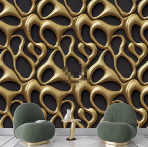 Mô hình vàng hình nền HD nền phòng ngủ trang trí nhà bức tranh tường trừu tượng - Product Image 5