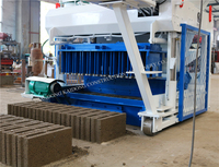 Machine à fabriquer des pavés semi-automatique QT6-24 avec matière première en ciment, équipement de construction multifonctionnel