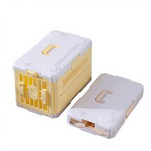 Katlanabilir, Havayolu Onaylı, Taşınabilir Evcil Hayvan Taşıma Çantası, Kedi Köpek Kafesi, Seyahat İçin Havalandırmalı, Şık, Katlanabilir Kulübe - Product Image 1