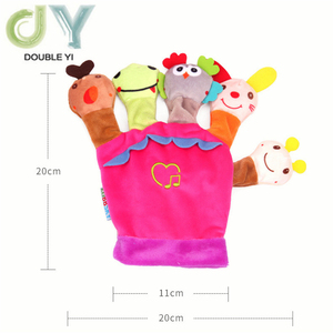 Juguete de Consuelo para Bebés, Marioneta de Mano de 5 Dedos al por Mayor/ Accesorios Creativos para Contar Historias a Bebés, Guantes de Muñeca de Mano - Product Image 4