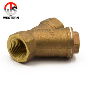 ตัวกรองทองเหลืองแบบ <span class=keywords><strong>Y</strong></span> ชนิดขัดเงา PN20 FXF ผลิตในจีน - Product Image 6