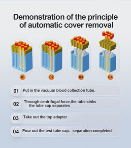 Persiapan Sampel Otomatis Tanpa Pembukaan Tutup Tabung Vakum 5ml 7ml Sentrifugasi Laboratorium Kimia Klinik Imunoassay Berkapasitas Tinggi Cenlee - Product Image 2