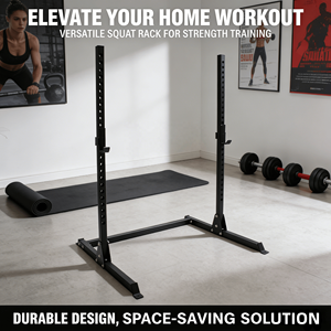 Rack Professionale in Acciaio per Squat e Powerlifting, Attrezzatura per Allenamento di Forza con Funzioni di Sicurezza per <span class=keywords><strong>Palestra</strong></span> Domestica - Product Image 4
