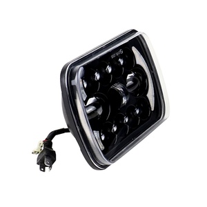 Proyector de faro LED para camioneta Hi-Lo Beam DRL con intermitentes ámbar de 6000K 7x6 5x7 ''Forma de bombilla - Product Image 4