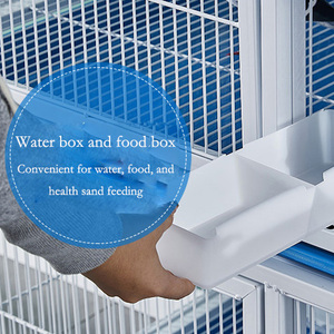 Heavy Duty Stackable Metal Bird Breeding <strong>Cage</strong> System Commercial With Breeding Box Nest for Pigeon Canary Finch Wholesale Price - Product Image 4