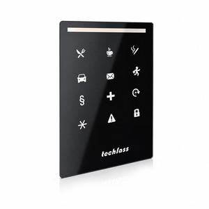 Verre trempé sérigraphié sur mesure certifié CE pour fenêtre LED d'armoire de commande - Product Image 1