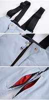 Logo personnalisé imperméable ensemble de combinaison de ski pour femme homme vêtements d'hiver ensemble sport de plein air coupe-vent polaire femme combinaison de neige.