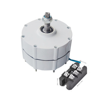 Générateur à aimants permanents alternatif 400W 12V 24V 48V, <span class=keywords><strong>alternateur</strong></span> à faible couple pour usage domestique, éolienne <span class=keywords><strong>DIY</strong></span> 100W 200W 500W - Product Image 2