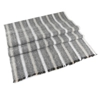 Écharpe Jacquard épaisse pour hommes, en coton uni, tissée, Pashmina, vente en gros,