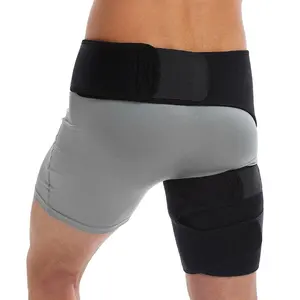 Wrap Around Design Hip Brace Support Pad Premium Neoprene Groin Support Brace Wrap Strained Thigh Hip Wrap