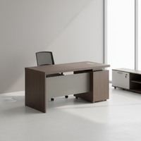 Bureau d'ordinateur de direction extensible en bois moderne à bas prix, meubles