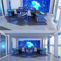 Kehua Fuwei - Configuration personnalisée - Bureaux de centre de commande sur mesure - Salle de contrôle CCTV