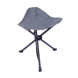Chaise pliante de camping d'extérieur et tabouret de pêche portable, conception compacte à trois pieds, utilisation domestique, livraison directe d'usine, expédition immédiate - Product Image 2
