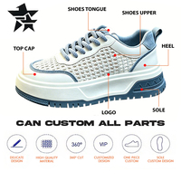 Chaussures de course légères et respirantes pour hommes, avec lacets personnalisés, amorti, pour le skateboard, la marche décontractée et le fitness