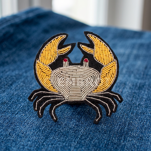 Insigne brodé en soie personnalisable Croack Design Badges nominatifs en tissu et feutre à coudre avec logo personnalisé pour sacs - Product Image 2