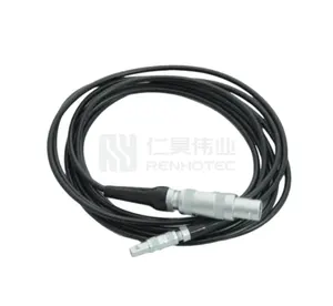 Cable de sonda coaxial Push Pull Conector circular 00 a 01 Cable de montaje