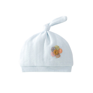 Chapeau pour nouveau-né, double couche, en pur coton, taille unique, pour garçons et filles, protection de la fontanelle, classe A - Product Image 5