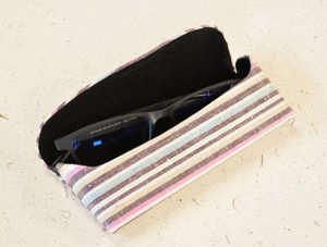 Sacs de rangement rayés en coton pongé Enshu tissé à la main traditionnels pour textiles, utilisation cadeau, marque japonaise Kururi - Product Image 6