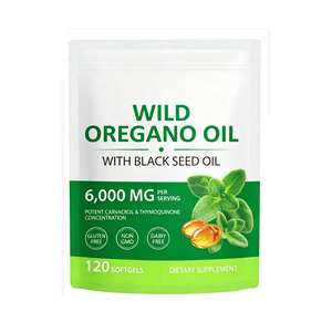Aceite de Orégano Silvestre 6000mg 98% Suplemento para Adultos Cápsulas Blandas Sin Gluten para la Salud Digestiva - Product Image 1