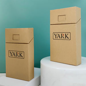 Biodegradable Kraft <b>Paper</b> Rigid Boxes with Child Resistant Flip Cap Custom Embossing & Gold Foil <b>Packaging</b> - Product Image 2
